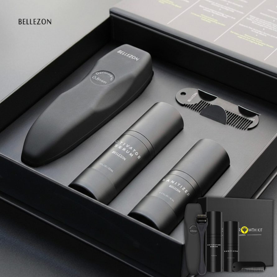 باقة Bellezone لنموّ اللحية 🔥 ودّع الفراغات وعيش ستايل “اللحية الكثيفة” اللي يغيّر شكلك.